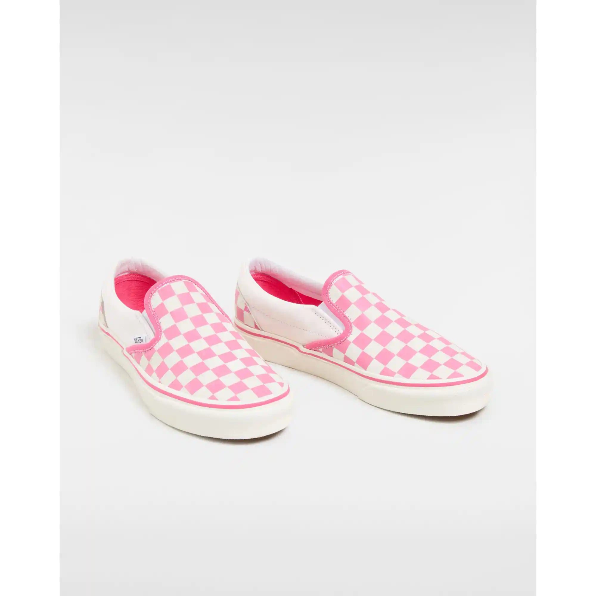 Vans Womens Classic Slip On checkerboard pink true white Norwood