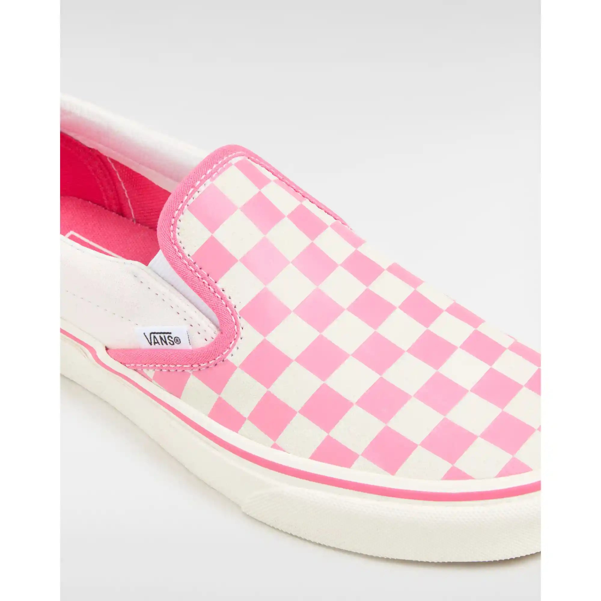 Vans Womens Classic Slip On checkerboard pink true white Norwood