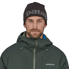 Patagonia Beanie Hat, logo belwe: black — available at Norwood