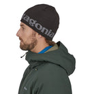 Patagonia Beanie Hat, logo belwe: black — available at Norwood