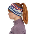 Patagonia Powder Town Headband, fitz roy sunrise knit: birch white — available at Norwood