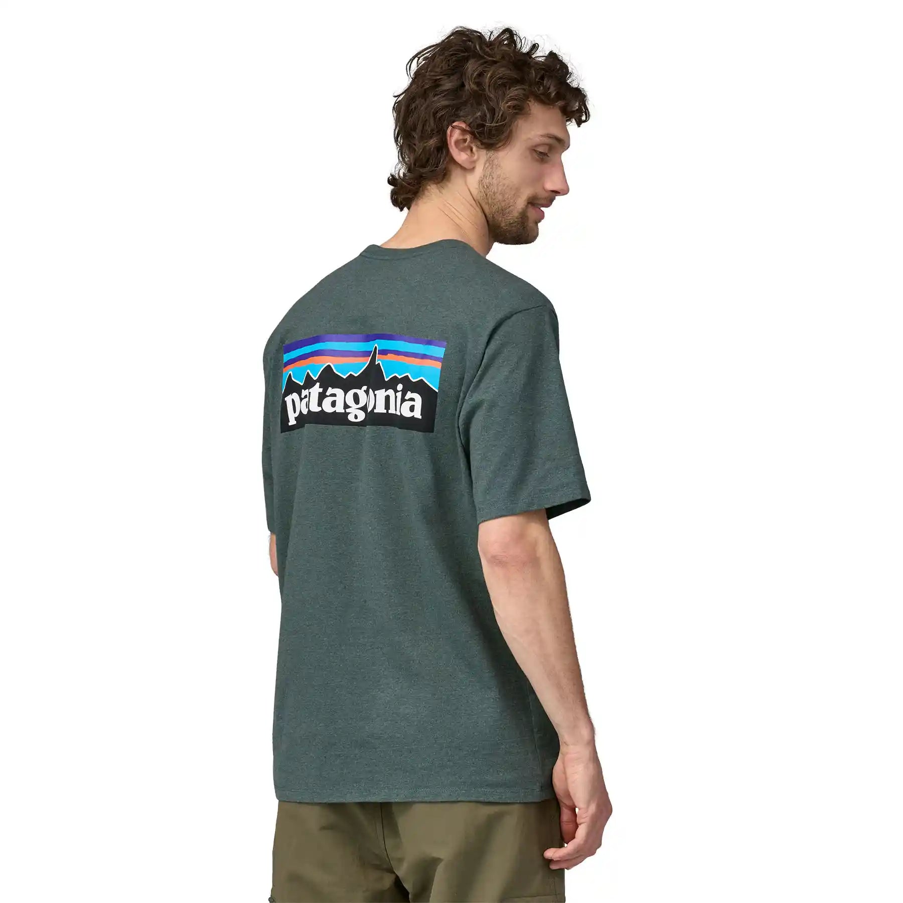 Patagonia Men s P 6 Logo Responsibili Tee XL Nouveau Green