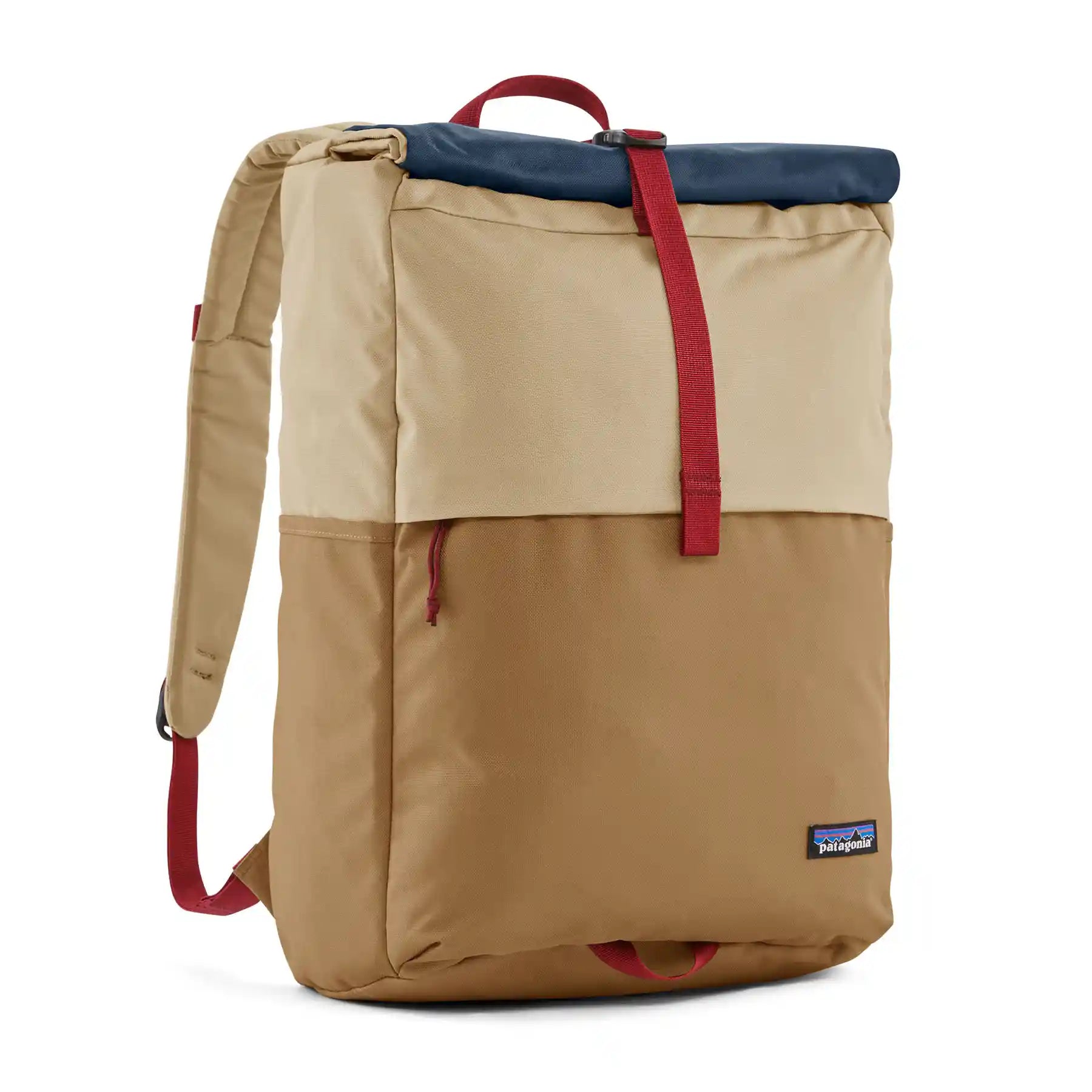 Patagonia Fieldsmith Roll Top Pack, patchwork: coriander brown — available at Norwood