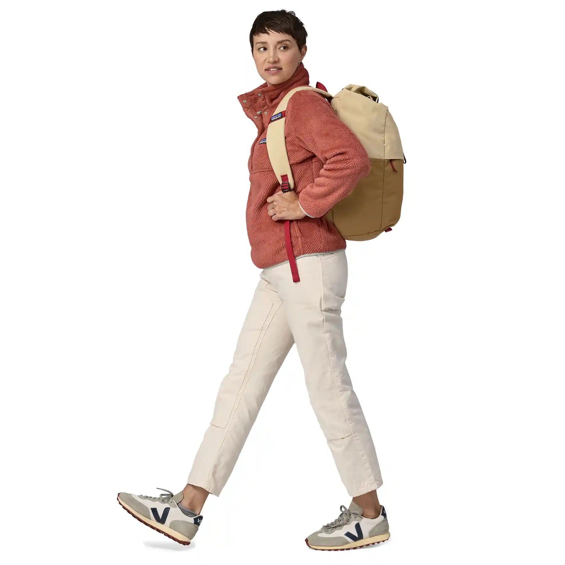 Patagonia Fieldsmith Roll Top Pack, patchwork: coriander brown — available at Norwood