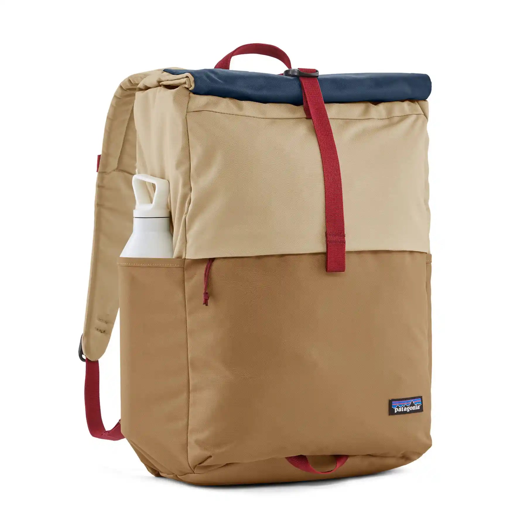 Patagonia Fieldsmith Roll Top Pack, patchwork: coriander brown — available at Norwood