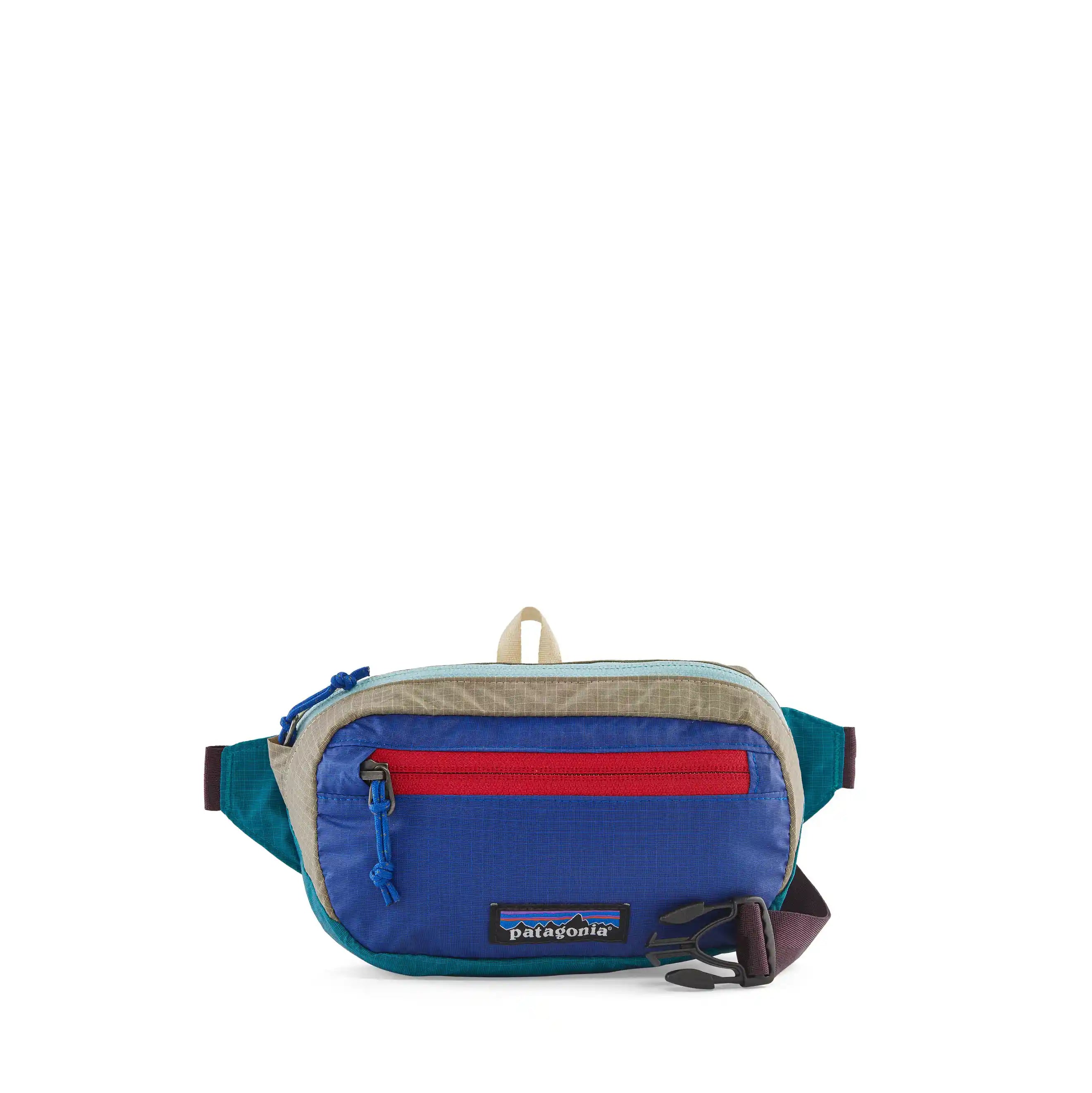 Patagonia Ultralight Black Hole Mini Hip Pack patchwork belay blue Norwood