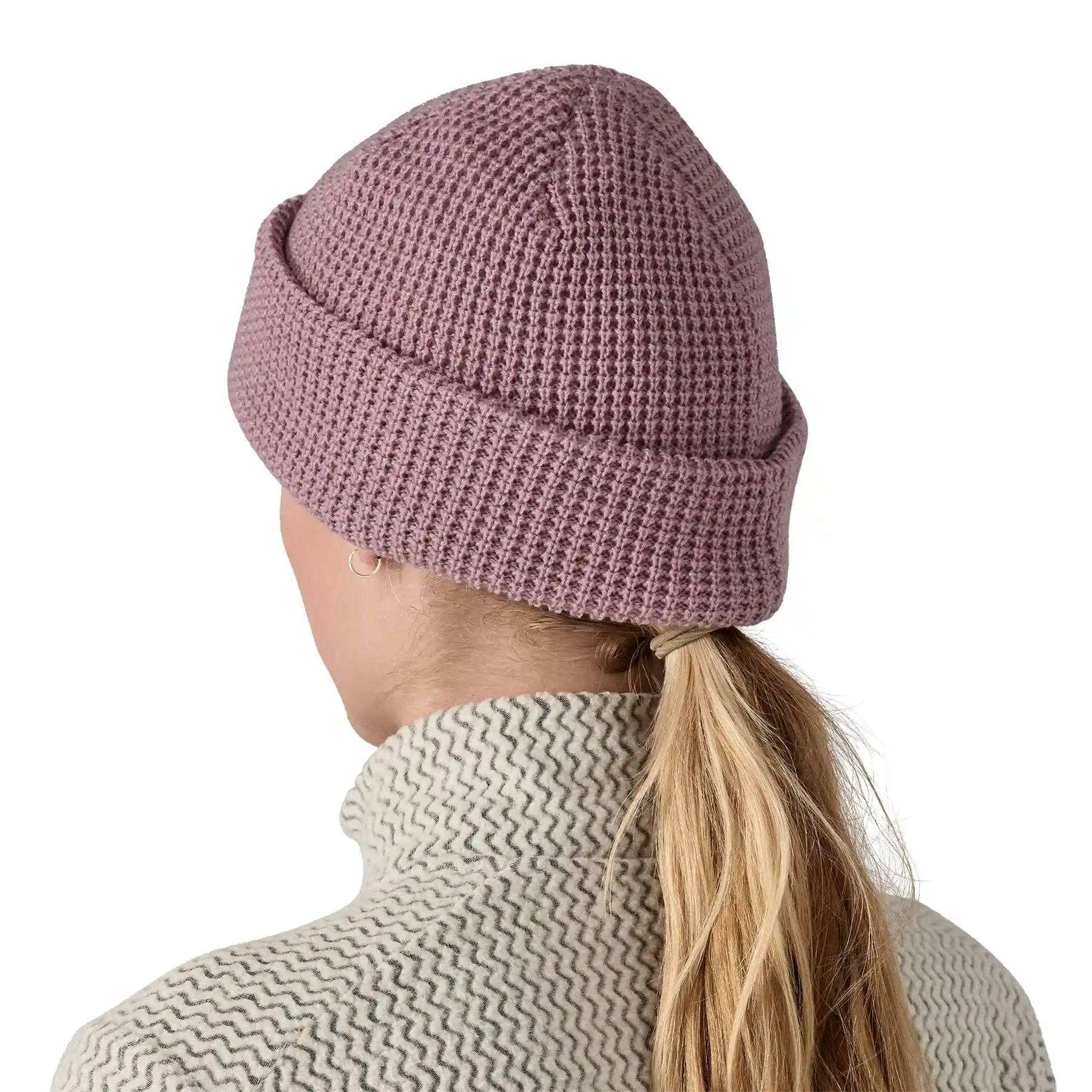 Patagonia Snowdrifter Beanie, stormy mauve — available at Norwood