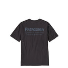 Patagonia Men's Water People Organic Pocket T-Shirt, water people banner: ink black