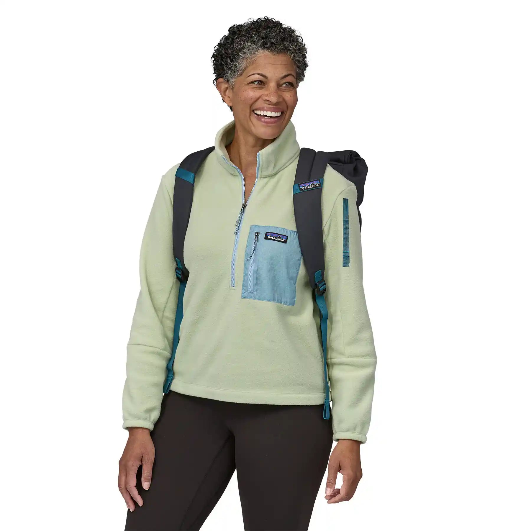 Patagonia women's pack in top jacket