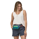 Patagonia Ultralight Black Hole Mini Hip Pack, patchwork: subtidal blue — available at Norwood