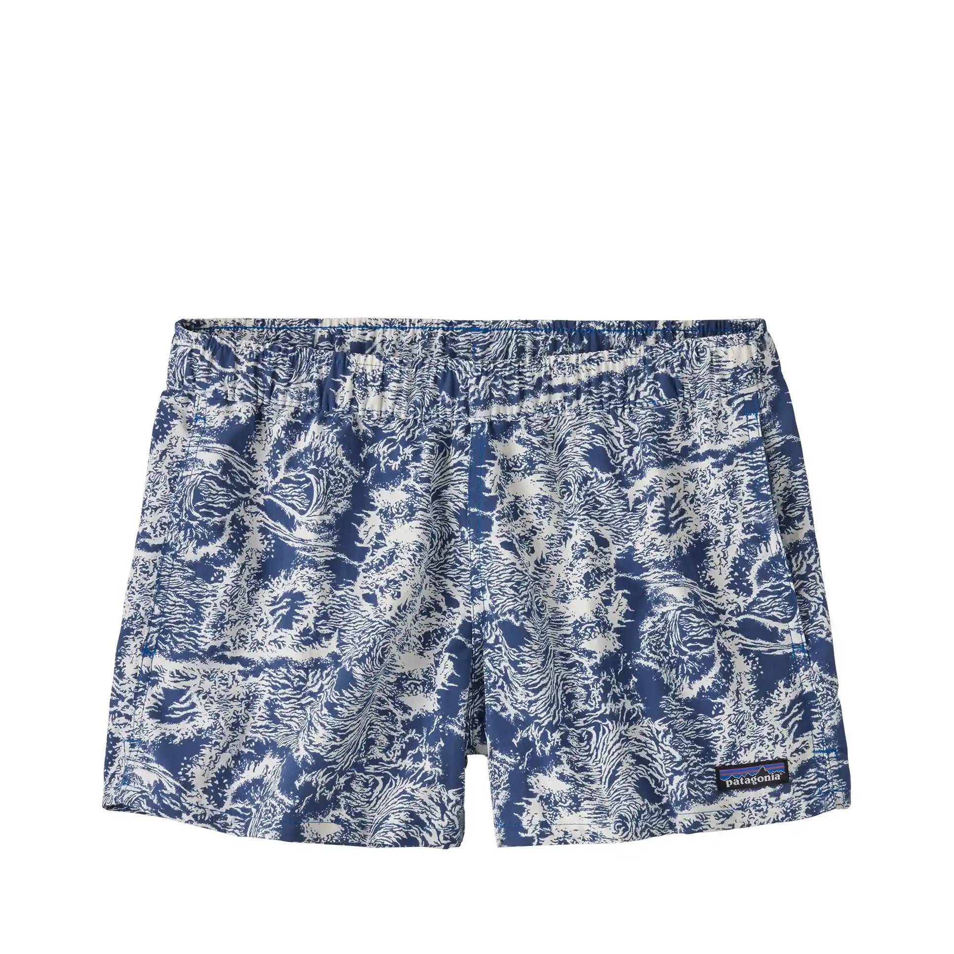 Patagonia Barely Baggies Shorts Crash Endless Blue XS Women