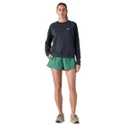 Patagonia Womens Barely Baggies Shorts - 2 1/2 In., heartleaf green — available at Norwood