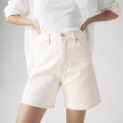 Levi's Womens High Baggy Short, snowing in la — available at Norwood