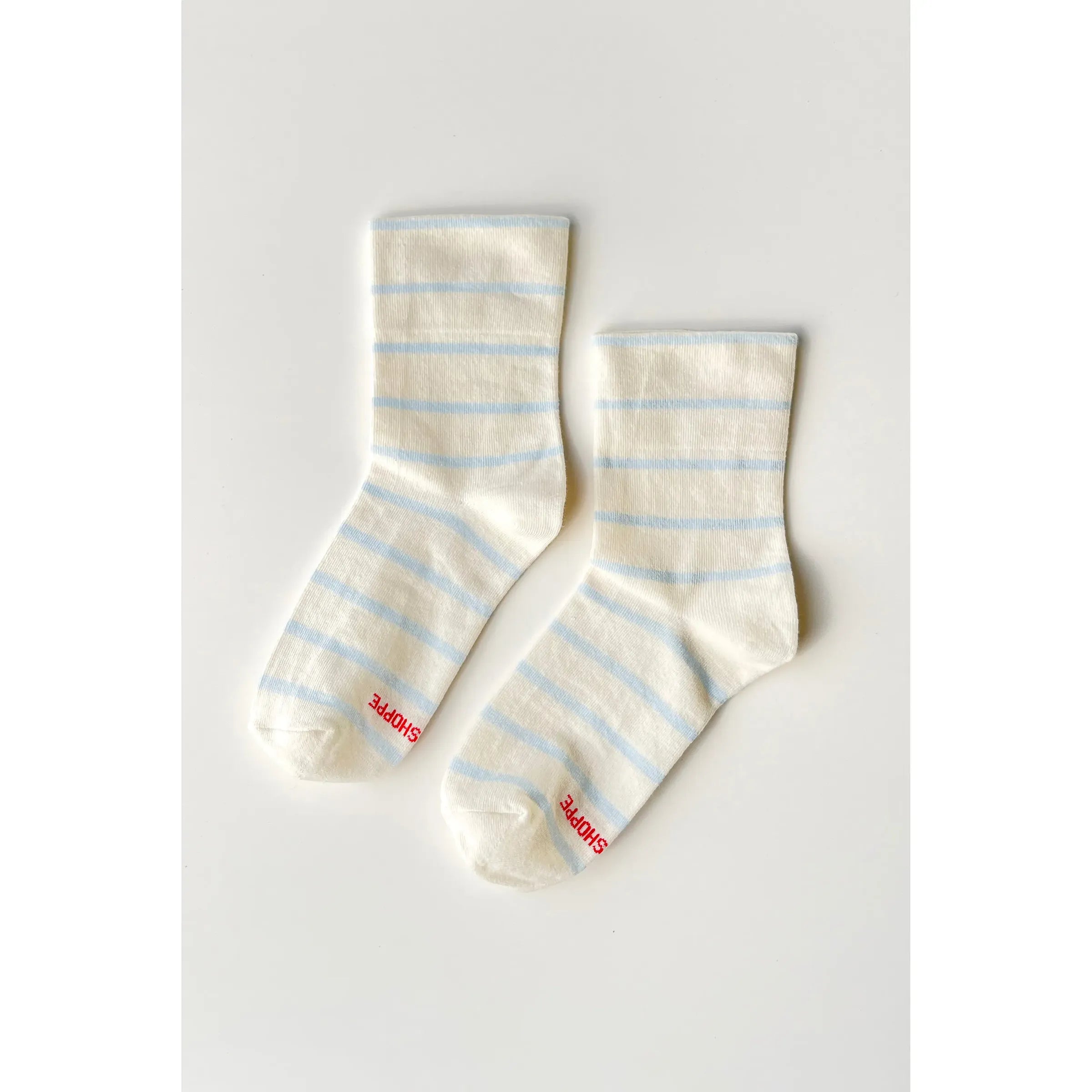 Le Bon Shoppe Wally Socks, sky — available at Norwood