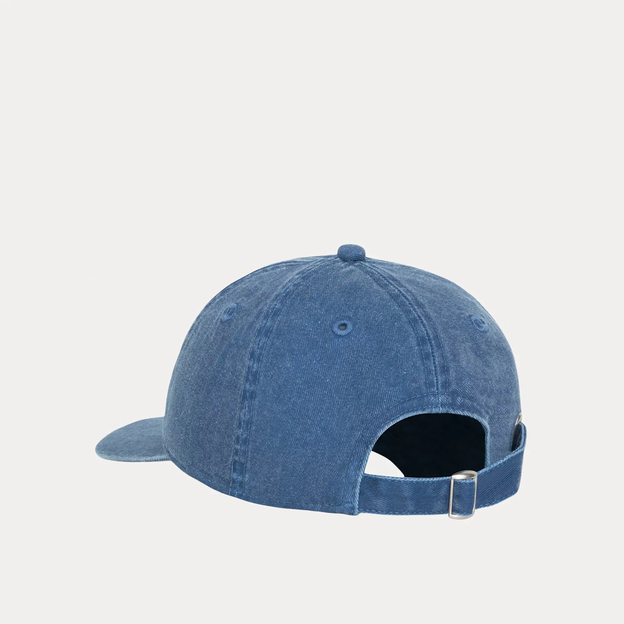 Stussy Basic Washed Low Pro Cap, faded navy — available at Norwood