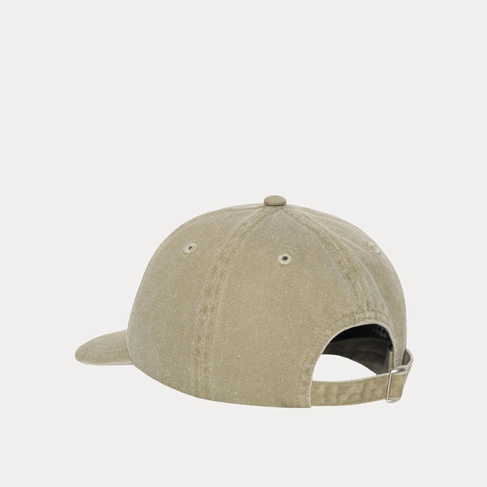 Stussy Basic Washed Low Pro Cap, faded tan — available at Norwood