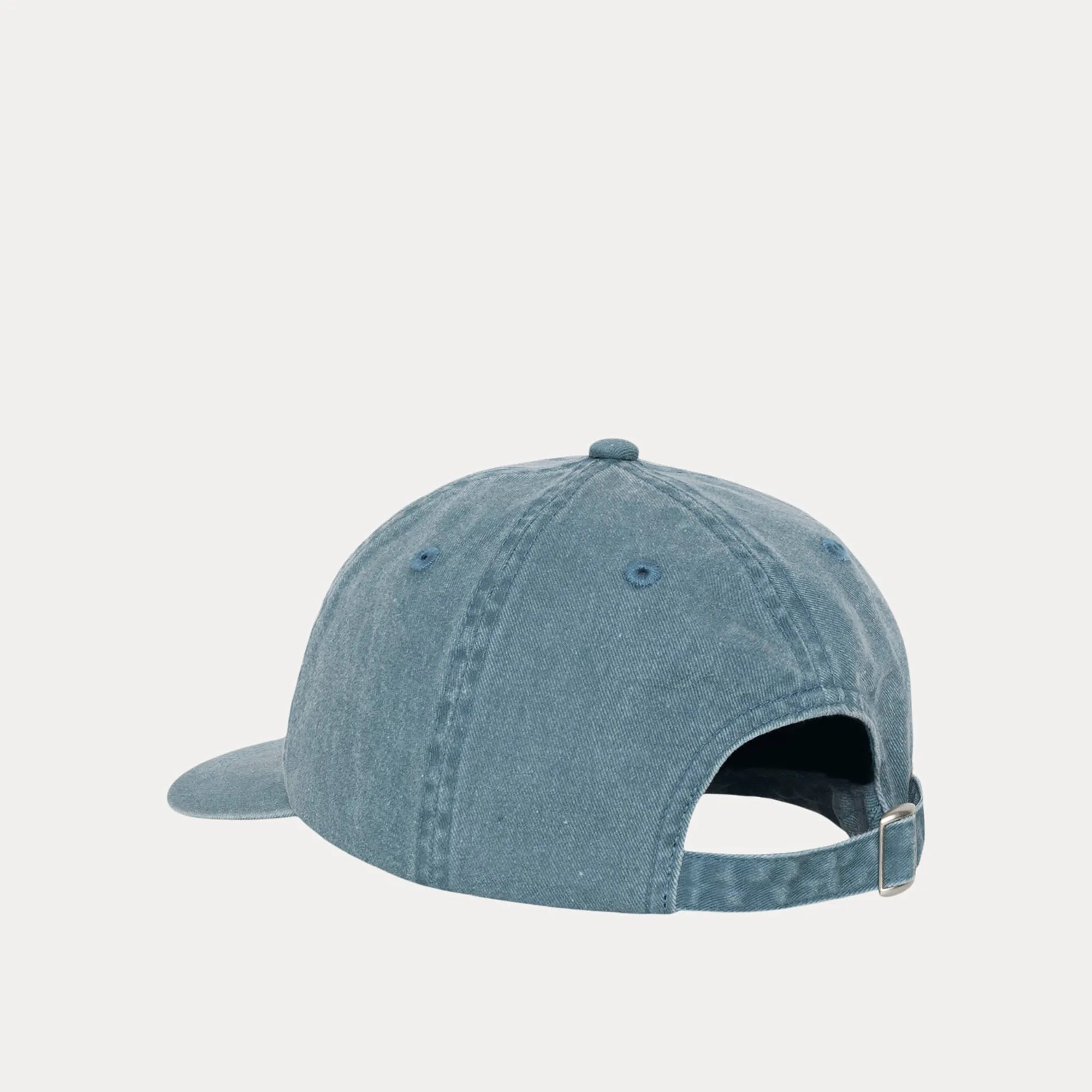 Stussy Basic Washed Low Pro Cap, ink blue — available at Norwood