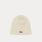 Stussy Basic Skullcap Beanie, limestone