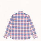 Stussy Beach Ombre Plaid Shirt, blue — available at Norwood