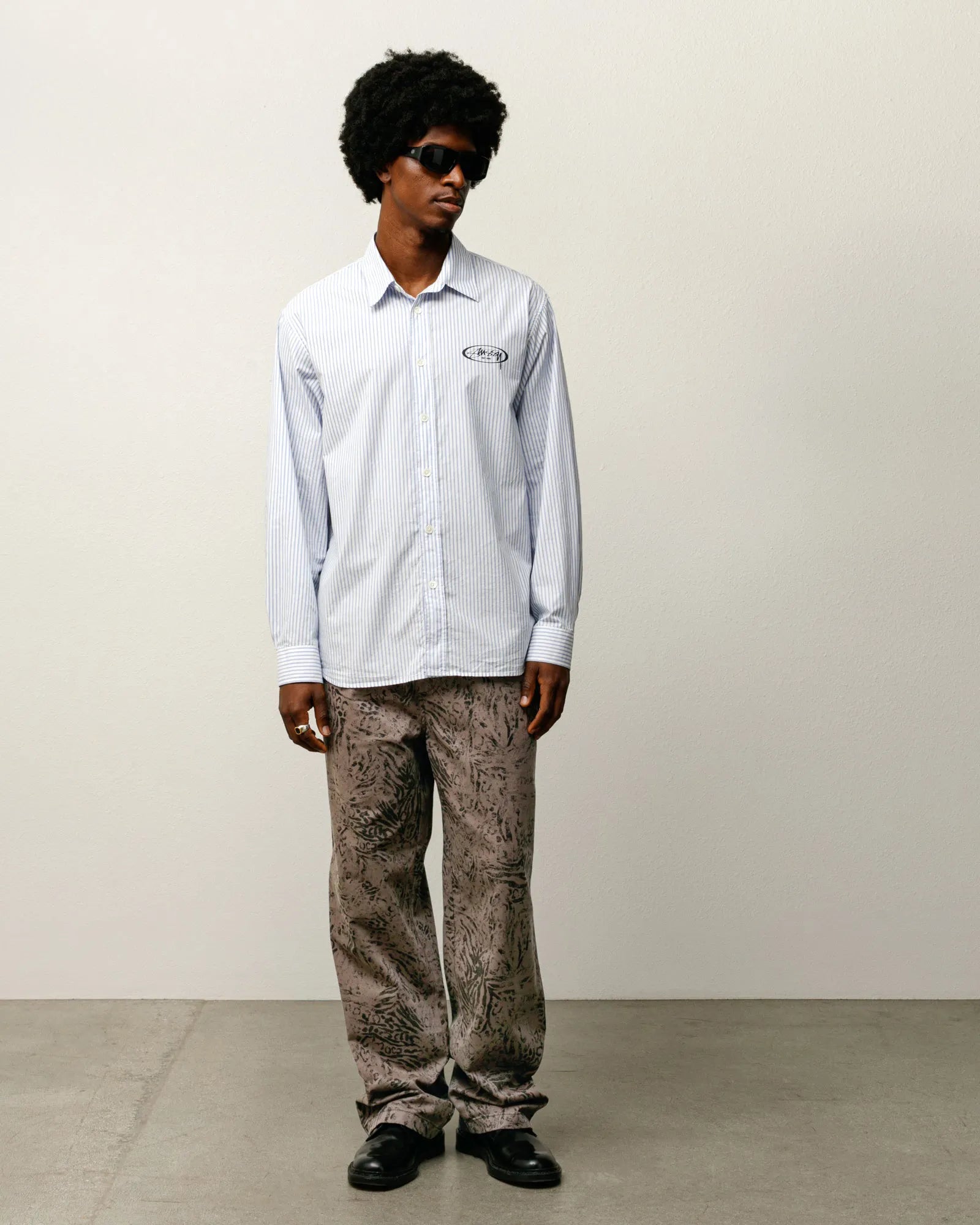 Stussy Cotton Twill Beach Pant, fossil — available at Norwood