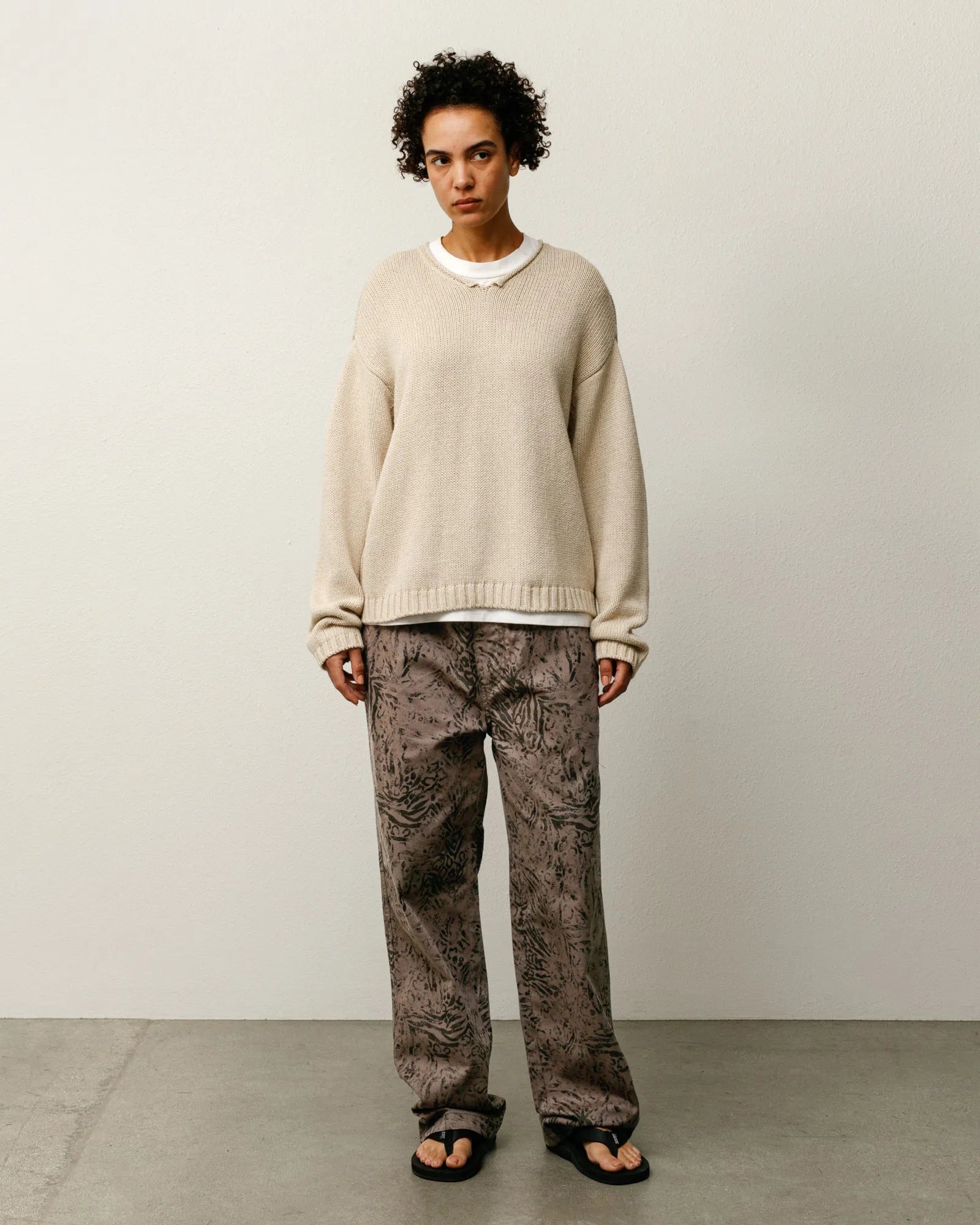 Stussy Cotton Twill Beach Pant, fossil — available at Norwood