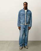 Stussy Big Ol Jean Denim, indigo stone wash — available at Norwood
