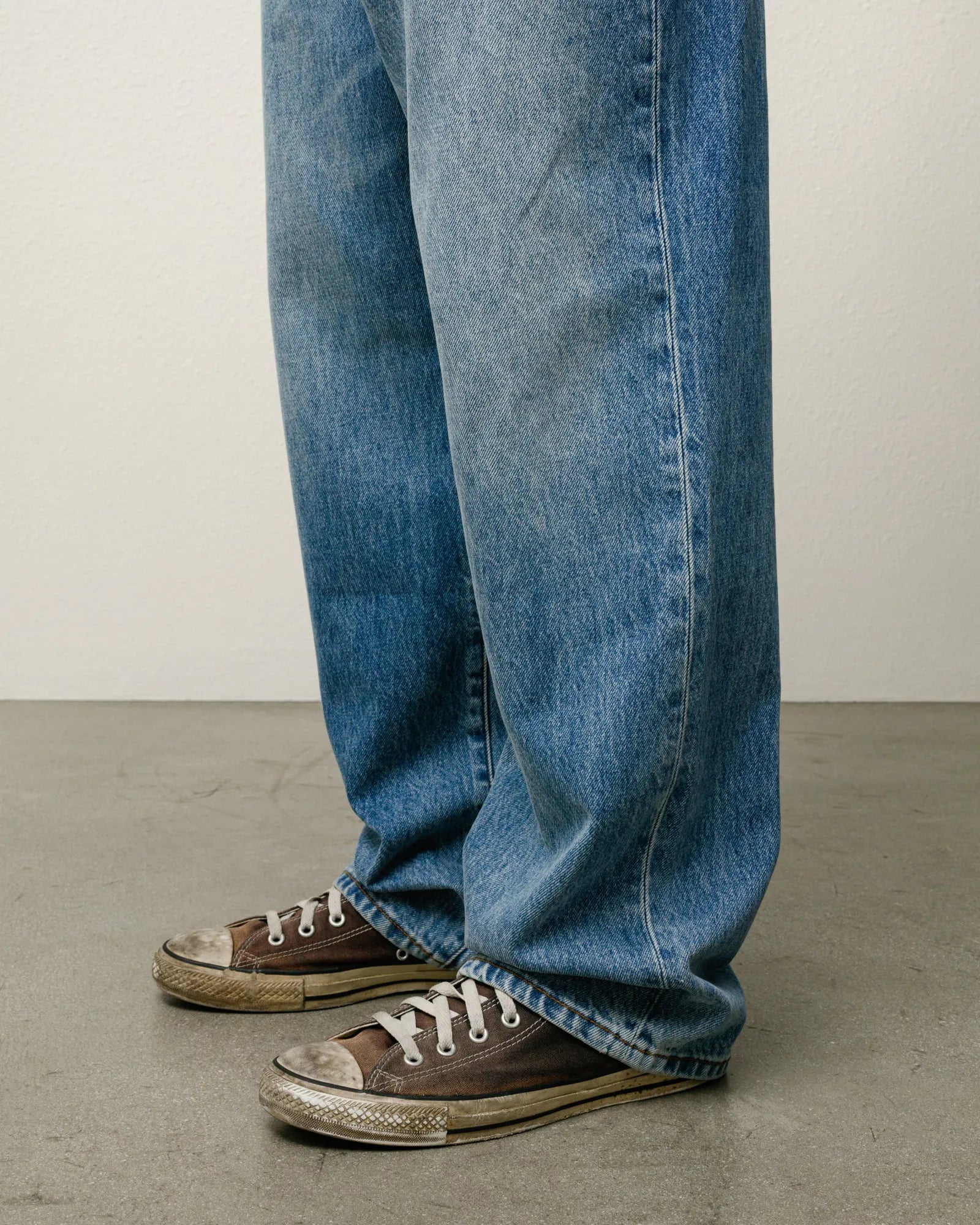 Stussy Big Ol Jean Denim, indigo stone wash — available at Norwood