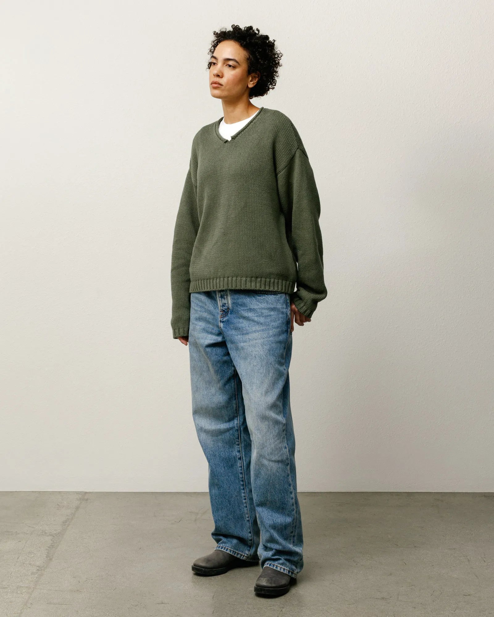 Stussy Big Ol Jean Denim, indigo stone wash — available at Norwood