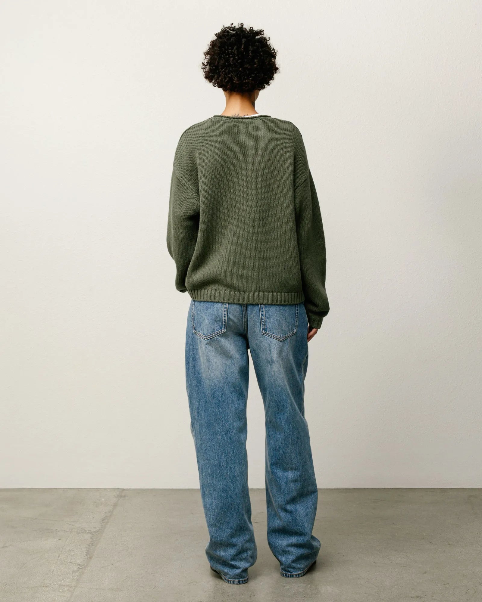 Stussy Big Ol Jean Denim, indigo stone wash — available at Norwood