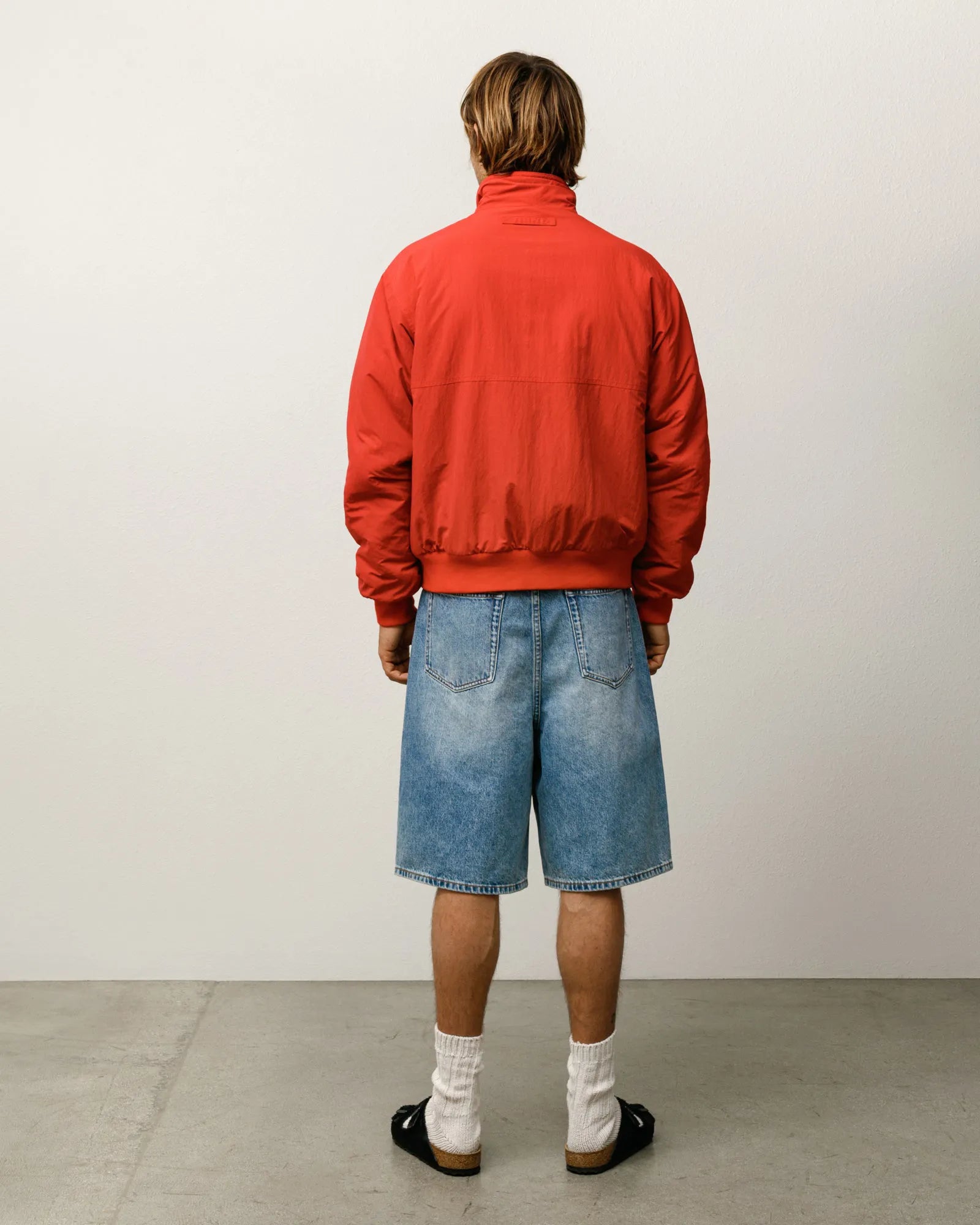 Stussy Denim Big Ol Shorts, indigo stone wash — available at Norwood
