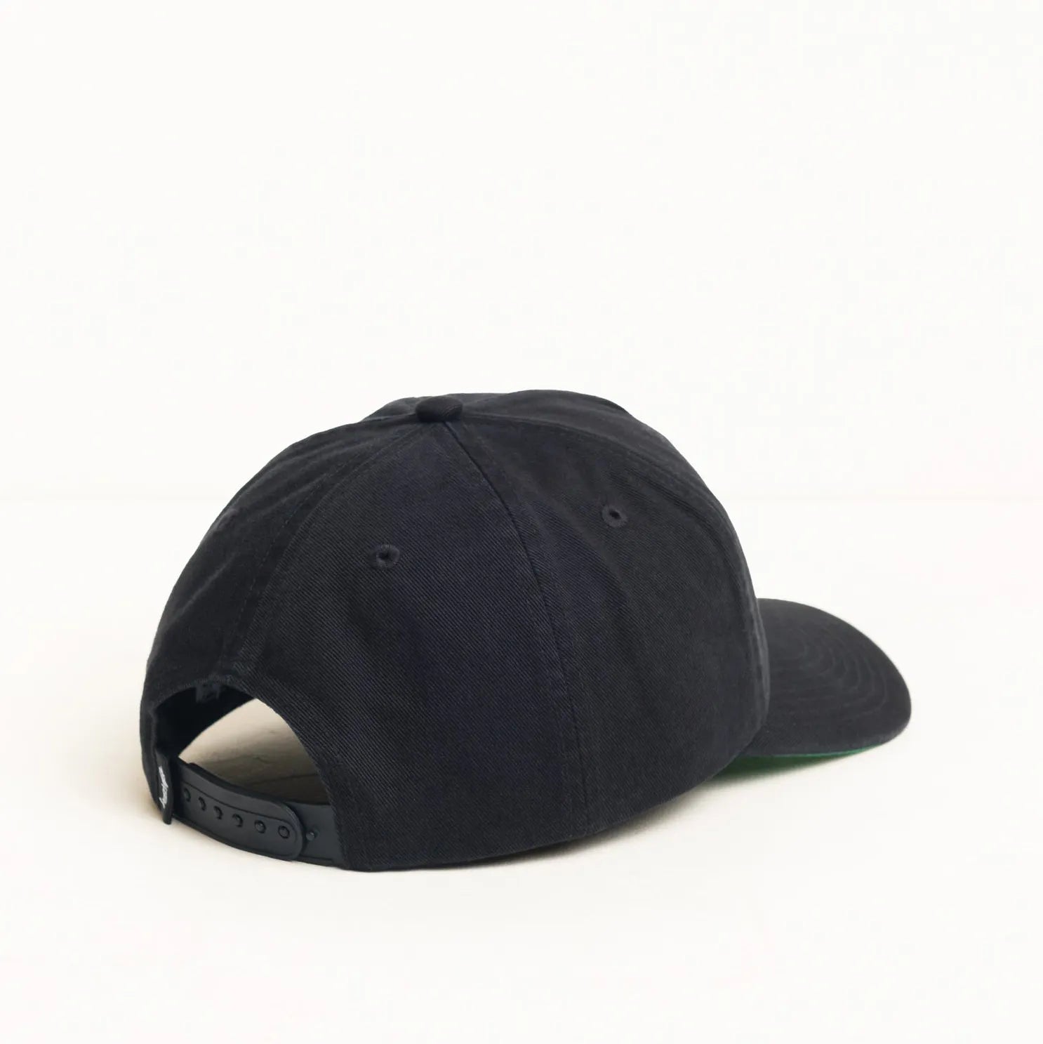 Stussy Big Stock Mid Depth Cap, black — available at Norwood