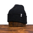 Upstate Stock Super Fine Upcycled Cotton Watchcap, blackout
