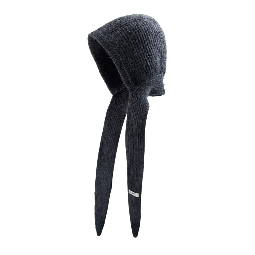 Womens Winter Bonnet, dark grey — available at Norwood