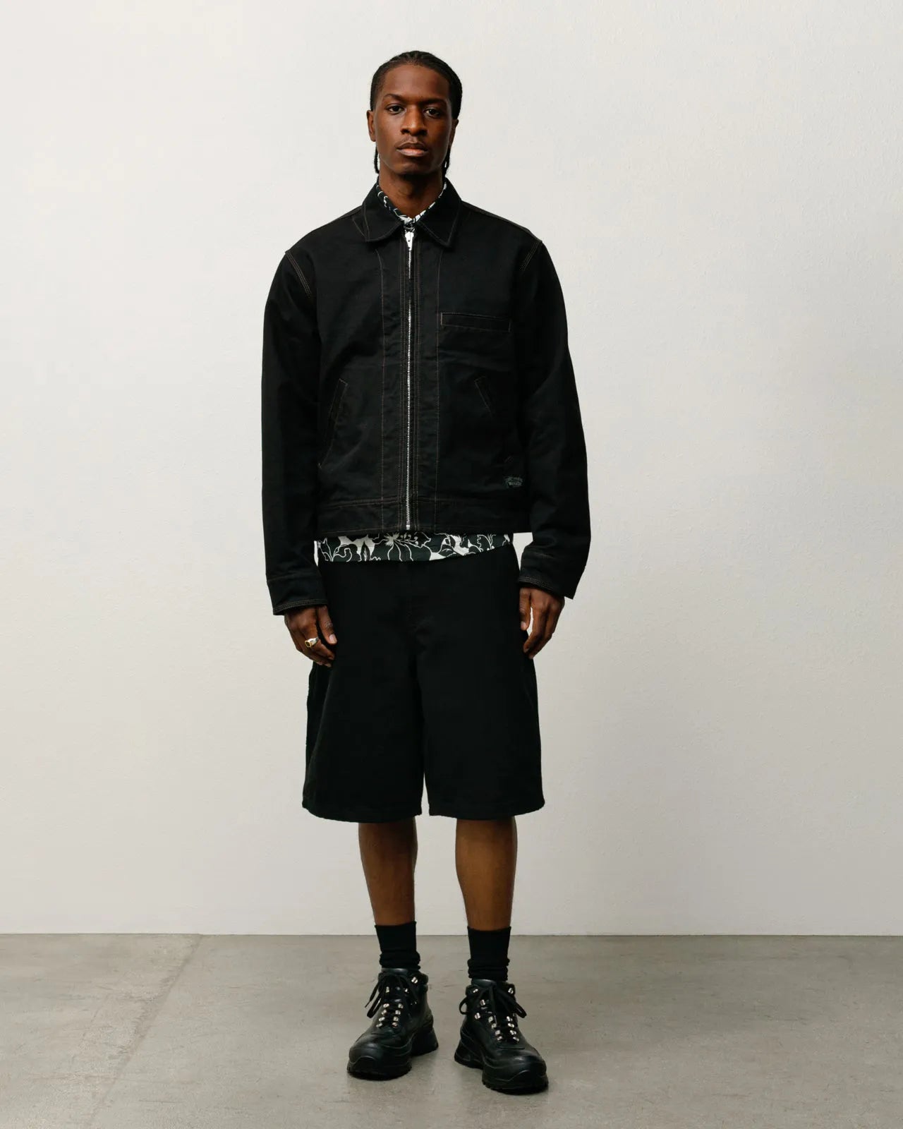 Stussy Canvas Work Short, black — available at Norwood