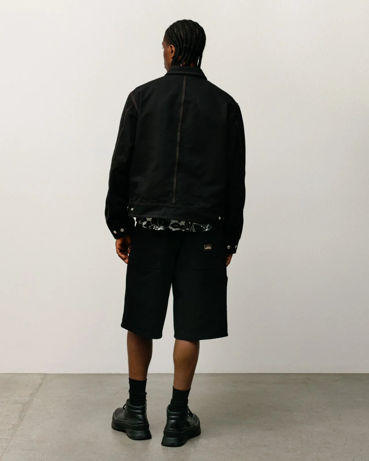 Stussy Canvas Work Short, black — available at Norwood