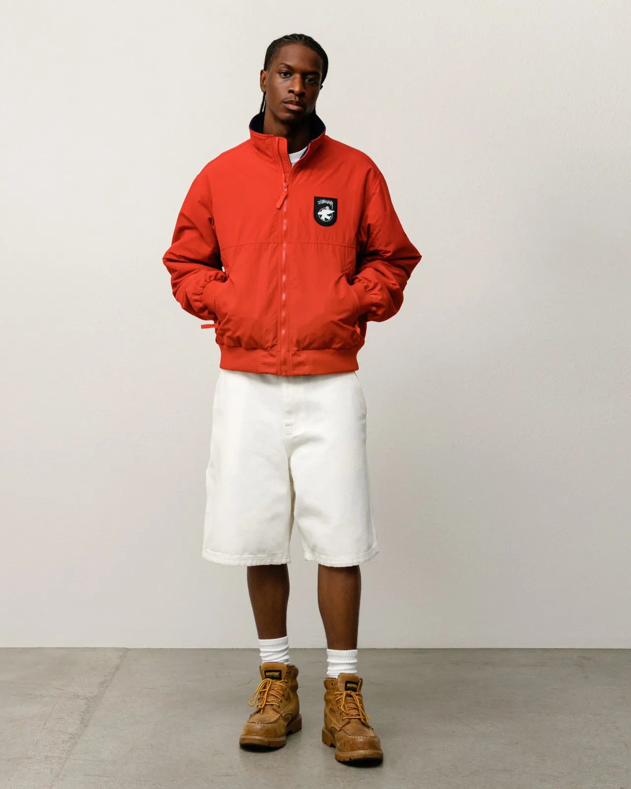 Stussy Canvas Work Short, bone — available at Norwood