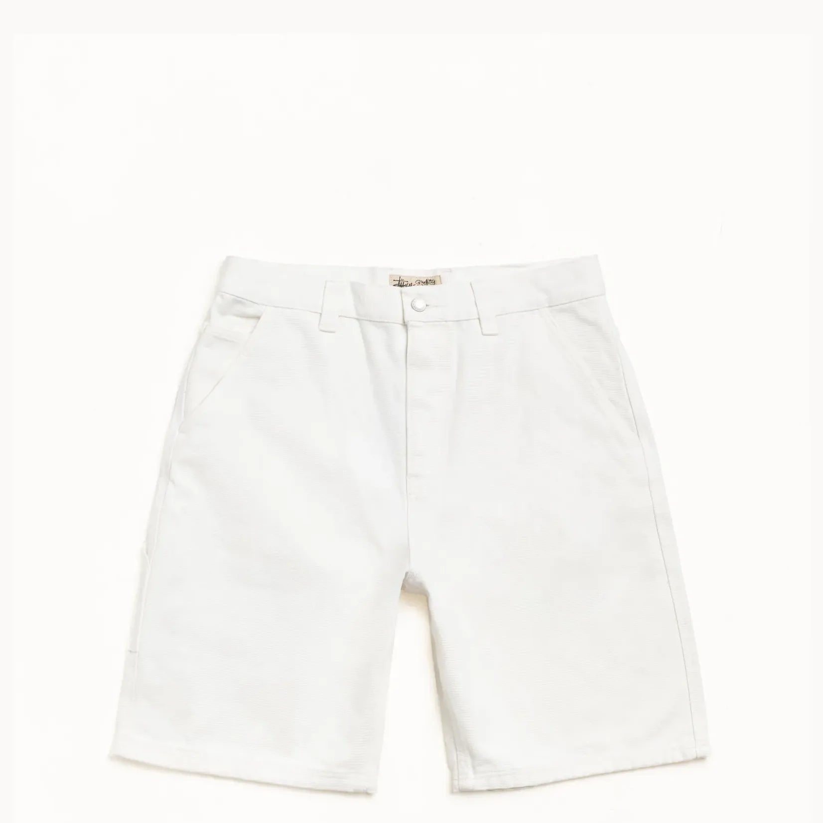 Stussy Canvas Work Short, bone — available at Norwood