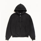 Stussy Cursive Applique Zip Hood, black — available at Norwood
