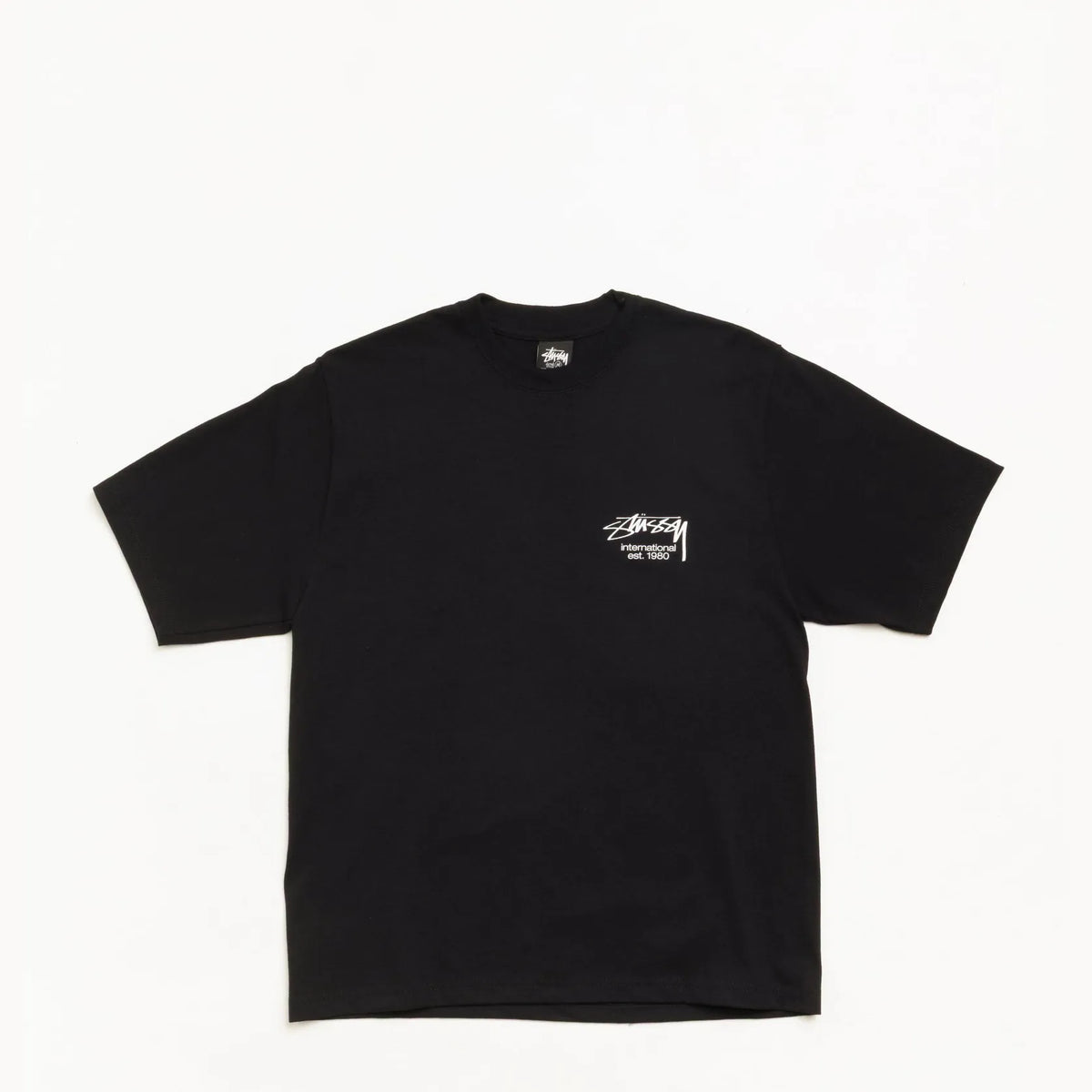 Stussy Dice Clock Tee, black — available at Norwood