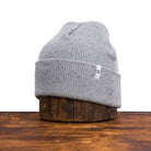 Upstate Stock Super Fine Upcycled Cotton Watchcap, grey fleck