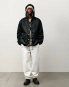 Stussy Hooded Coaches Jacket, black — available at Norwood