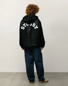 Stussy Hooded Coaches Jacket, black — available at Norwood