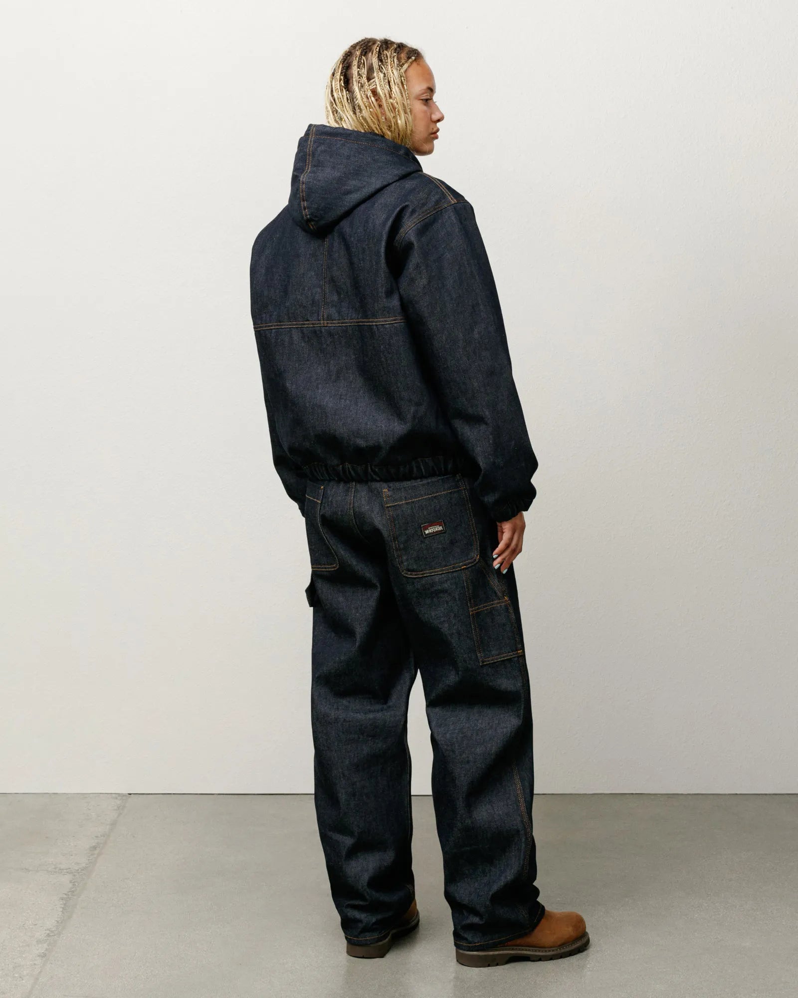 Stussy Work Jacket Denim, raw indigo — available at Norwood