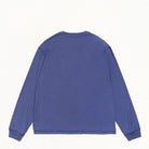 Stussy Lazy Long Sleeve Tee, vintage navy — available at Norwood