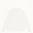 Stussy Lazy Long Sleeve Tee, white — available at Norwood