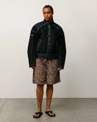 Stussy Pile Leopard Short, leopard — available at Norwood