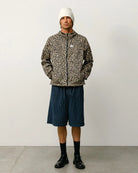 Stussy Lightweight Hooded Jacket, cheetah — available at Norwood