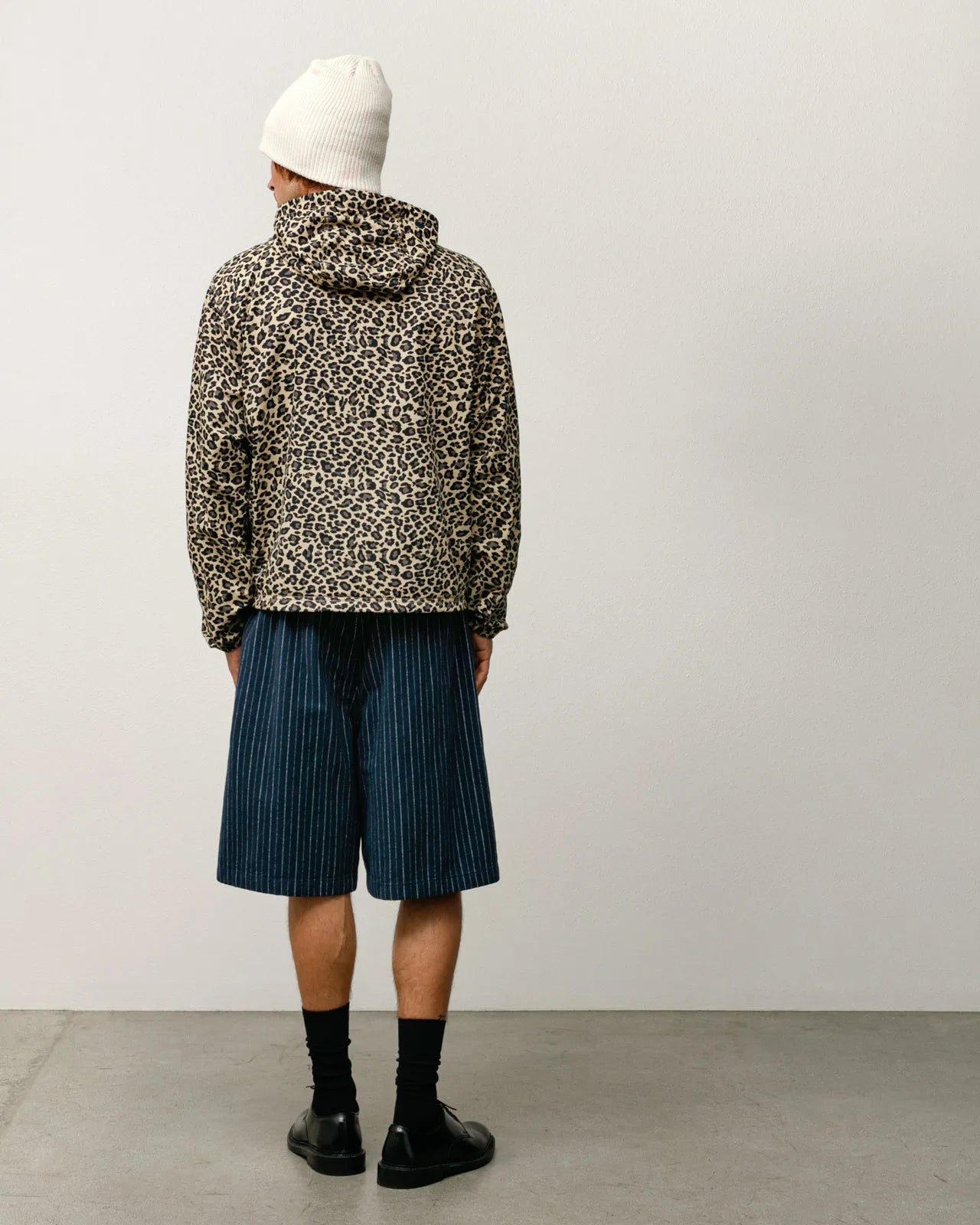 Stussy Lightweight Hooded Jacket, cheetah — available at Norwood