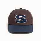 Stussy Chenille Low Pro Cap, dark brown — available at Norwood