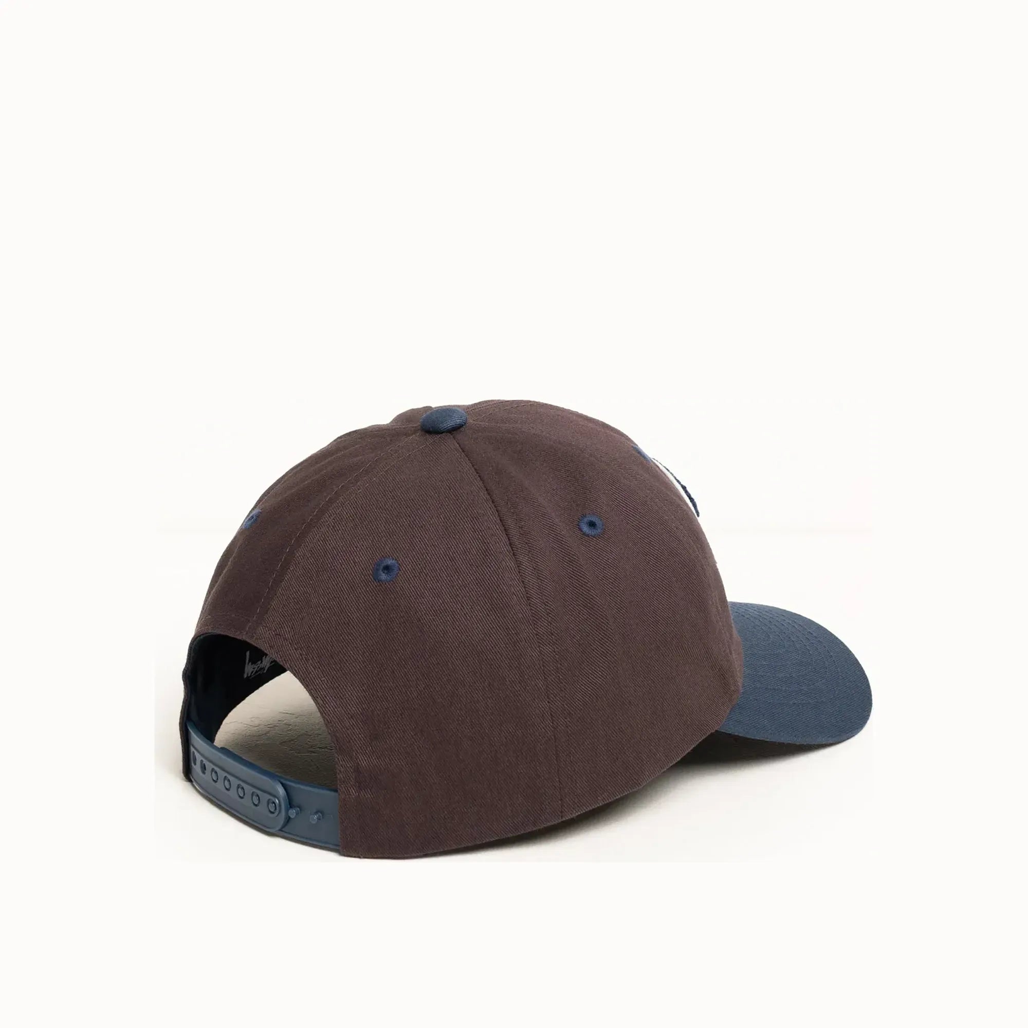Stussy Chenille Low Pro Cap, dark brown — available at Norwood